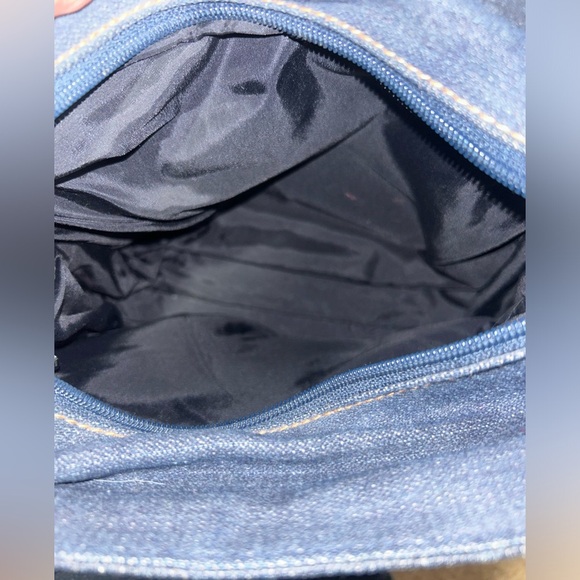 Y2K Guess Vintage denim small yore handbag shoulder bag in blue - Picture 6 of 7